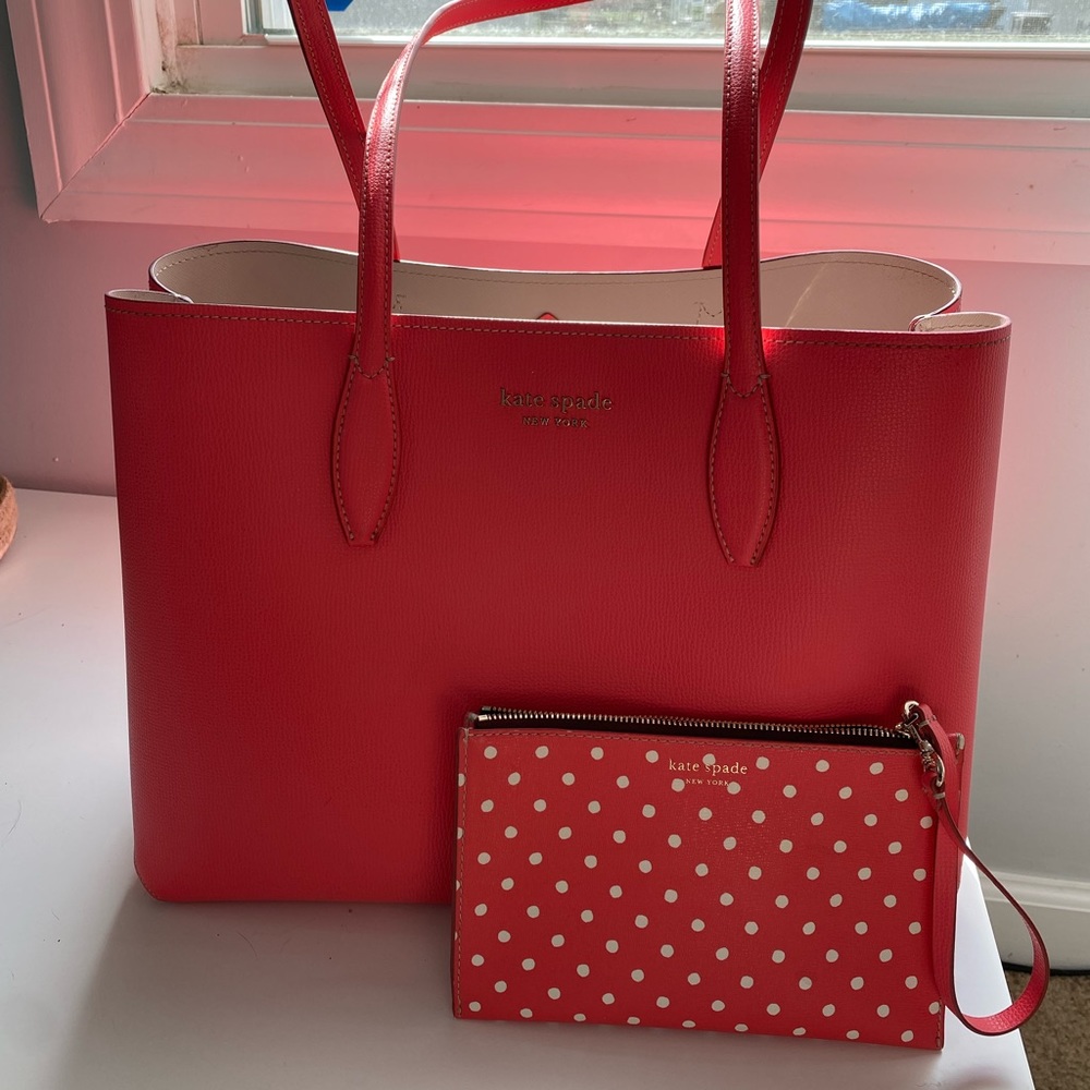 Kate spade tote and wallet